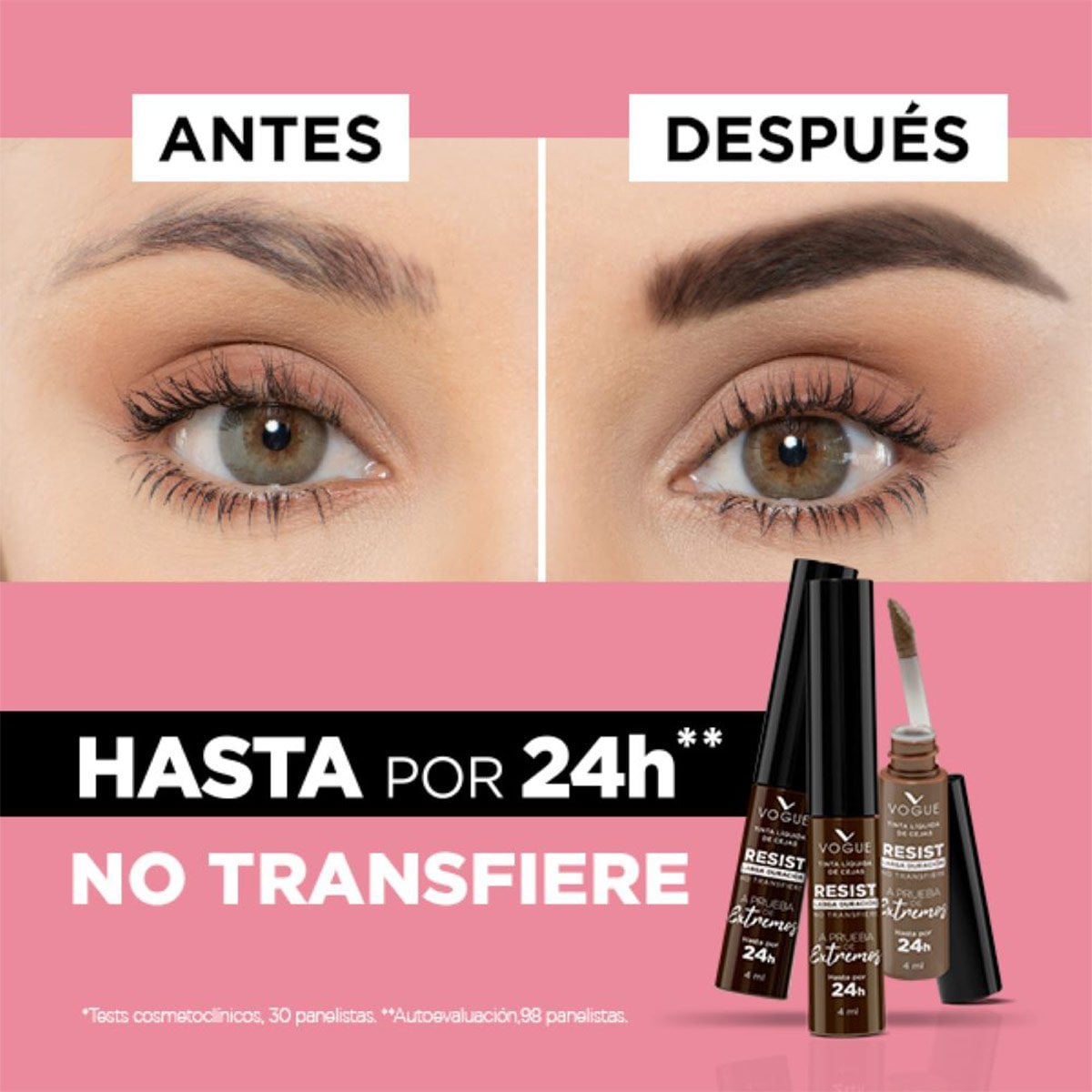 TINTA DE CEJAS RESIST TONO CAFÉ VOGUE - 5