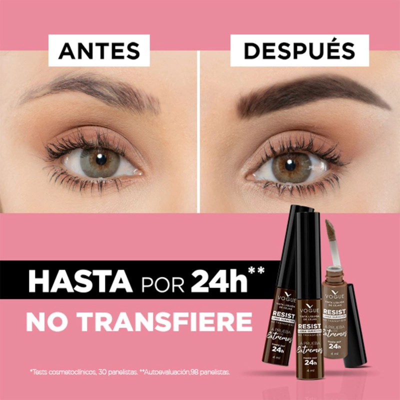 TINTA DE CEJAS RESIST TONO CAOBA VOGUE - 4