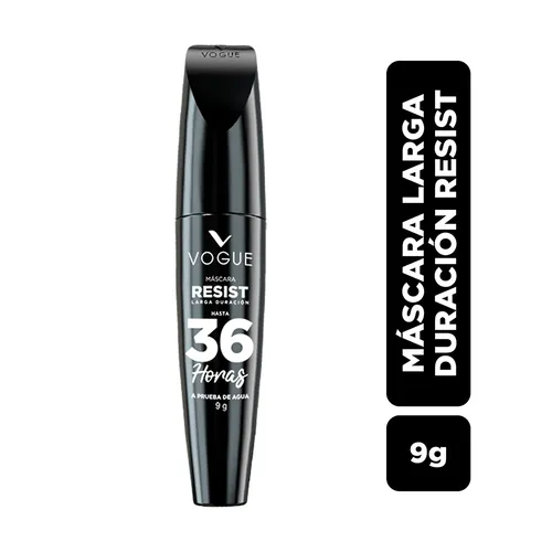 MÁSCARA PESTAÑAS VOGUE RESIST 9G WATERPROOF - 4