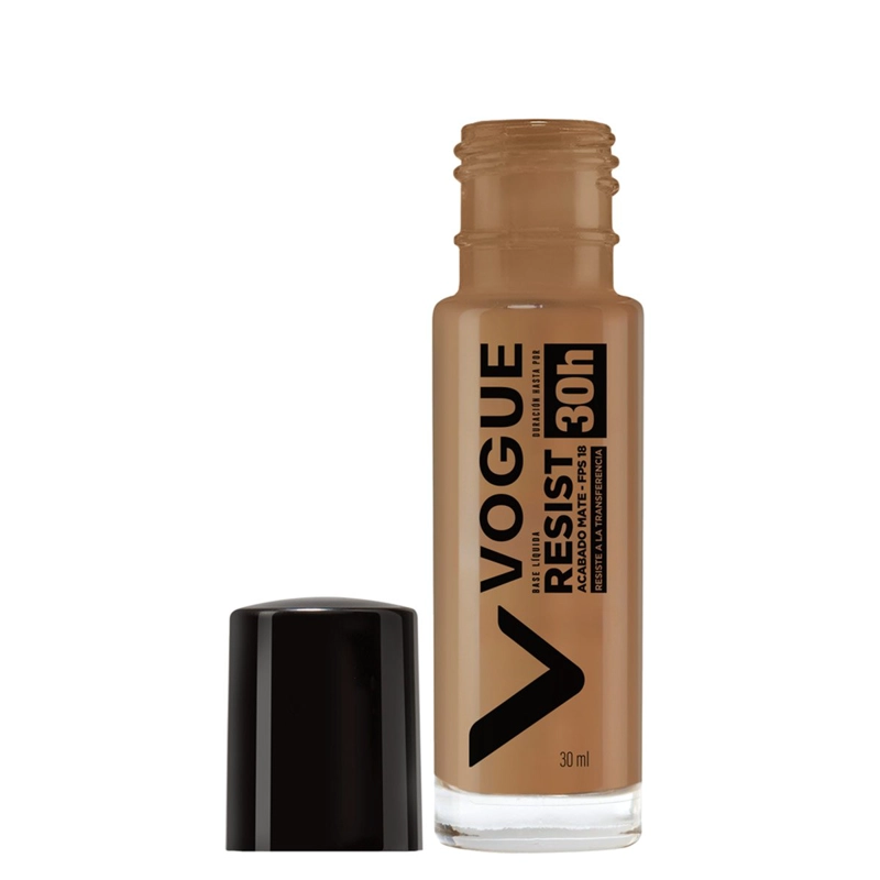 BASE DE MAQUILLAJE LÍQUIDA VOGUE RESIST CANELA 16 30H 30ML - 2