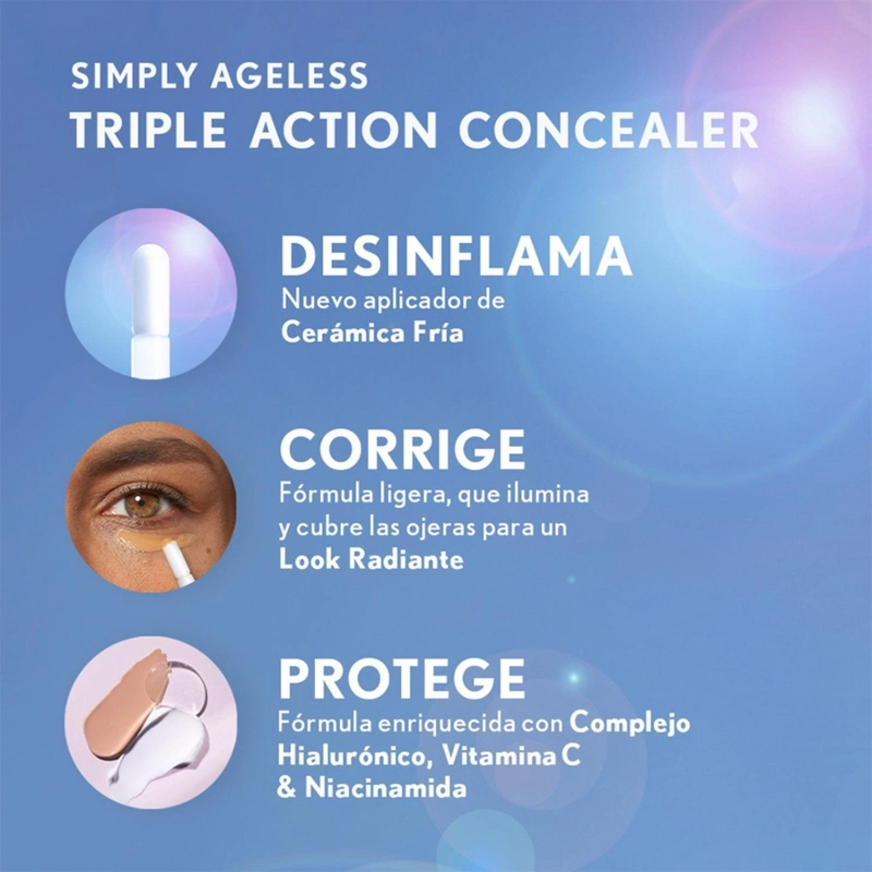CORRECTOR COVERGIRL SIMPLY AGELESS TRIPLE ACTION CLASSIC IVORY 320 - 4