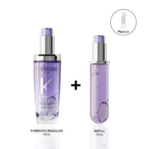 SET KERASTASE BLOND ABSOLU: ACEITE 75ML + REFILL 75ML PARA CABELLO RUBIO - 1