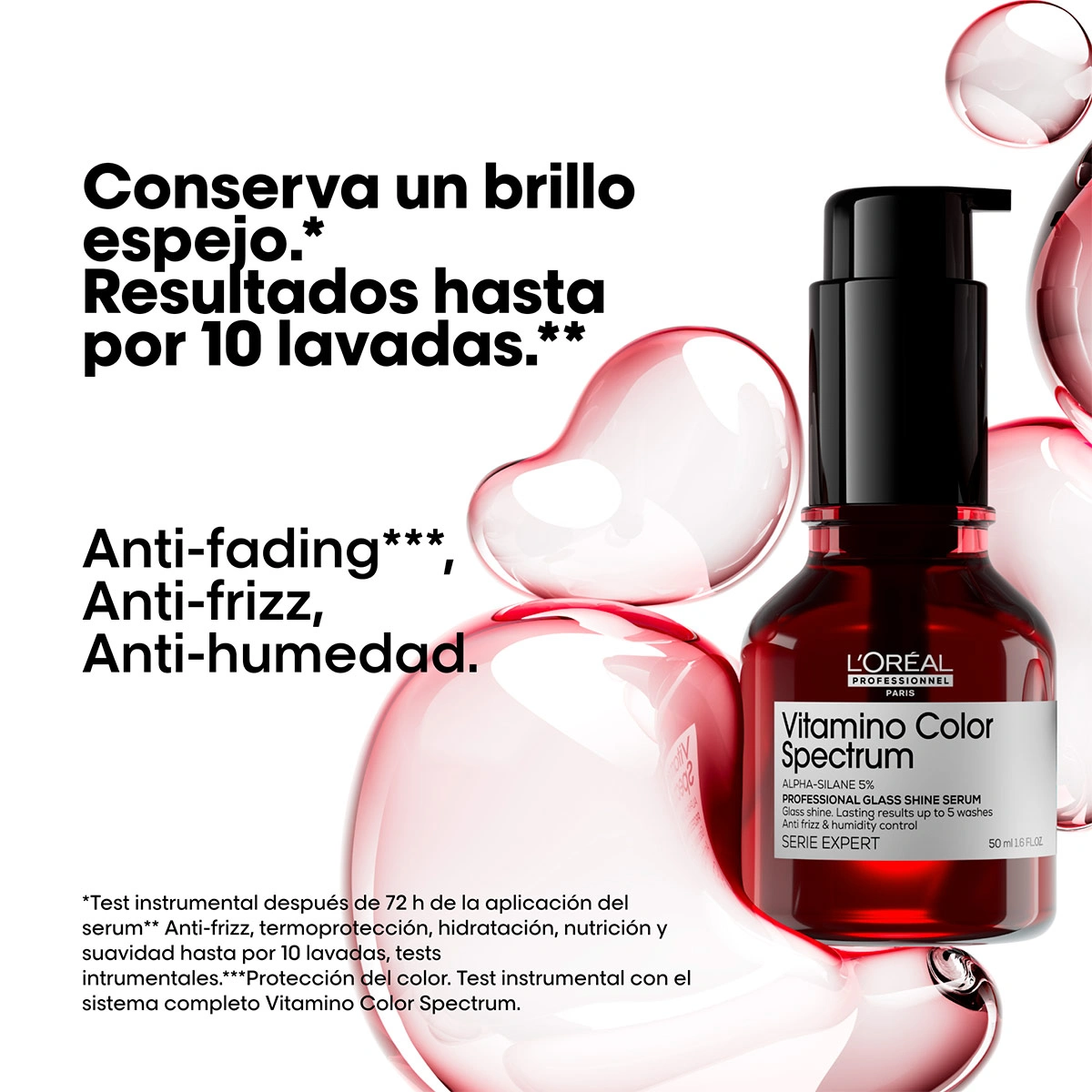 SET LOREAL PROFESSIONNEL VITAMINO COLOR SPECTRUM: SHAMPOO 300 ML + SERUM 50 ML - 5