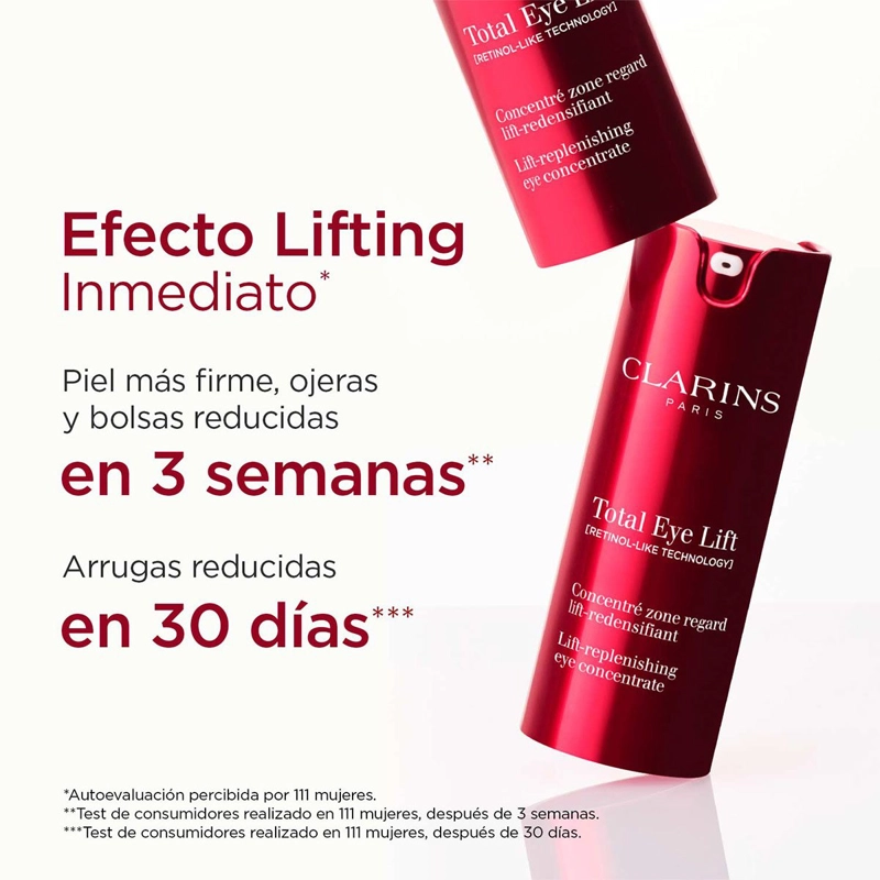 TRATAMIENTO CONTORNO DE OJOS CLARINS TOTAL EYE LIFT 15ML - 2