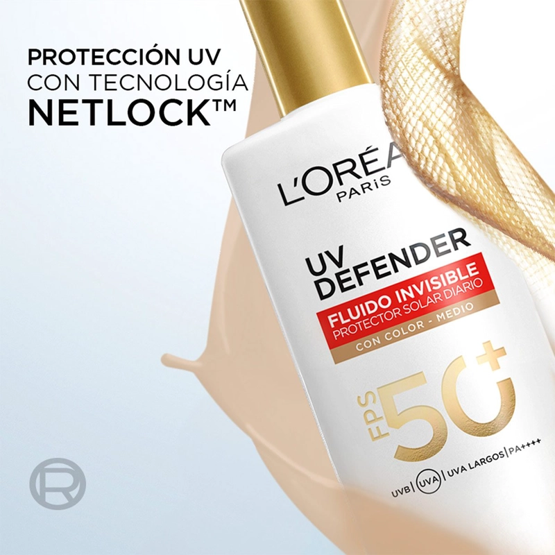 PROTECTOR SOLAR LOREAL UV DEFENDER FLUIDO INVISIBLE MEDIO 40 GR - 4