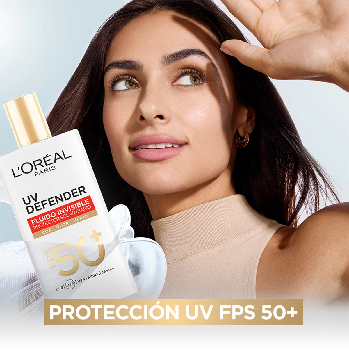 Protector Solar Invisible PROTECTOR SOLAR LOREAL UV DEFENDER FLUIDO INVISIBLE MEDIO 40 GR