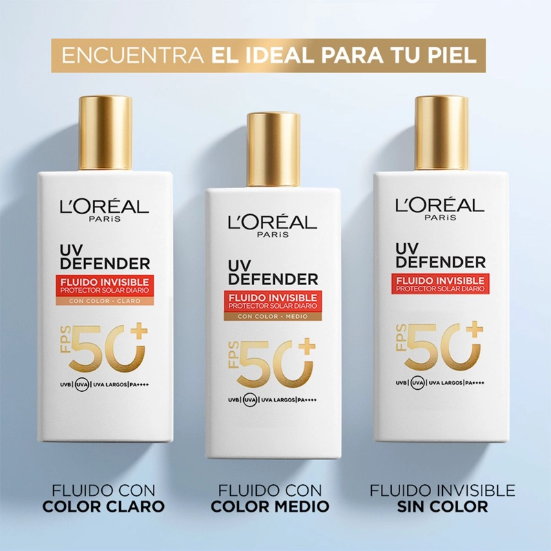 PROTECTOR SOLAR LOREAL UV DEFENDER FLUIDO INVISIBLE MEDIO 40 GR - 10