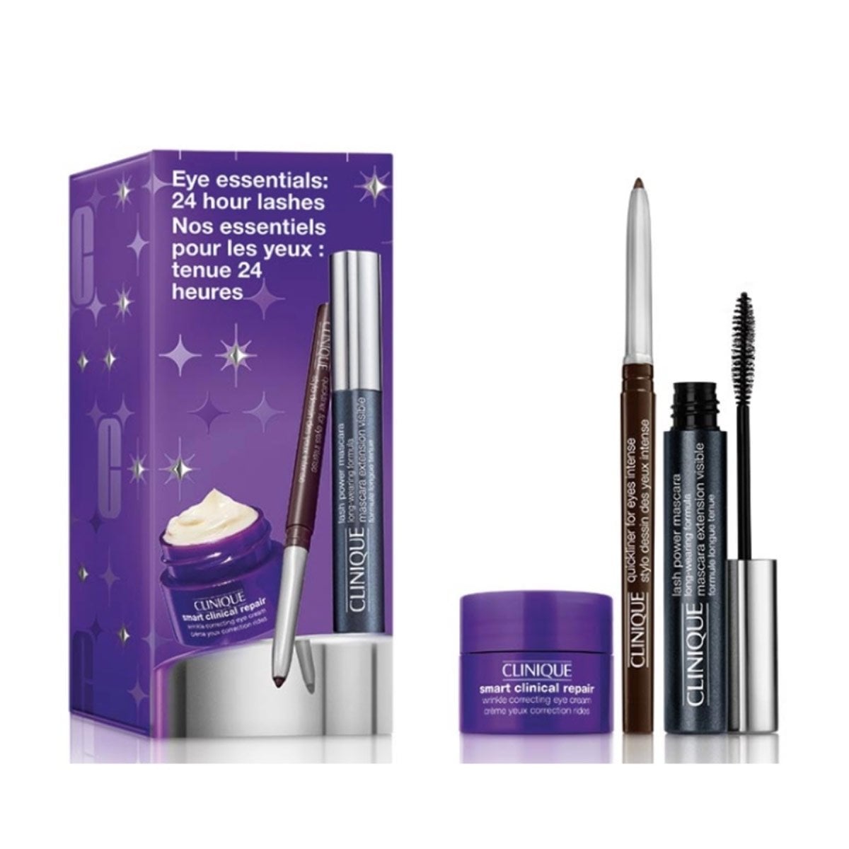 SET CLINIQUE EYE ESENTIALS 24 HR LASHES - 1