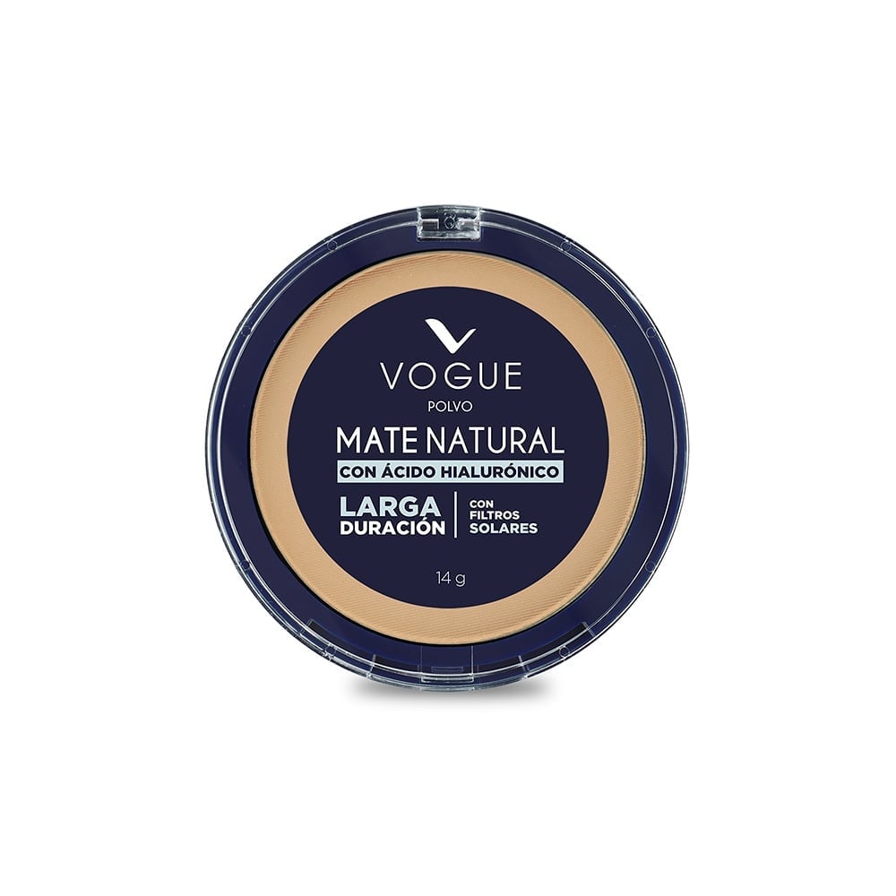 POLVO COMPACTO VOGUE NATURAL CANELA - 1