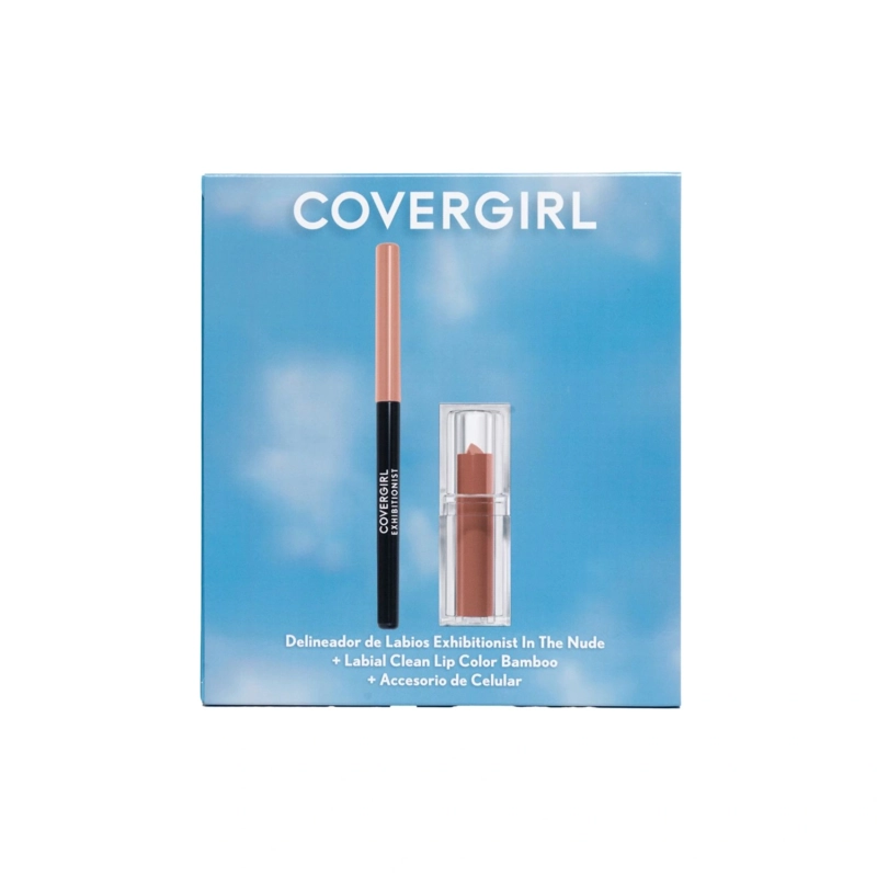 PACK COVERGIRL LIP COMBO DELINEADOR IN THE NUDE + LABIAL CLEAN LIP COLOR BAMBOO 345 - 2