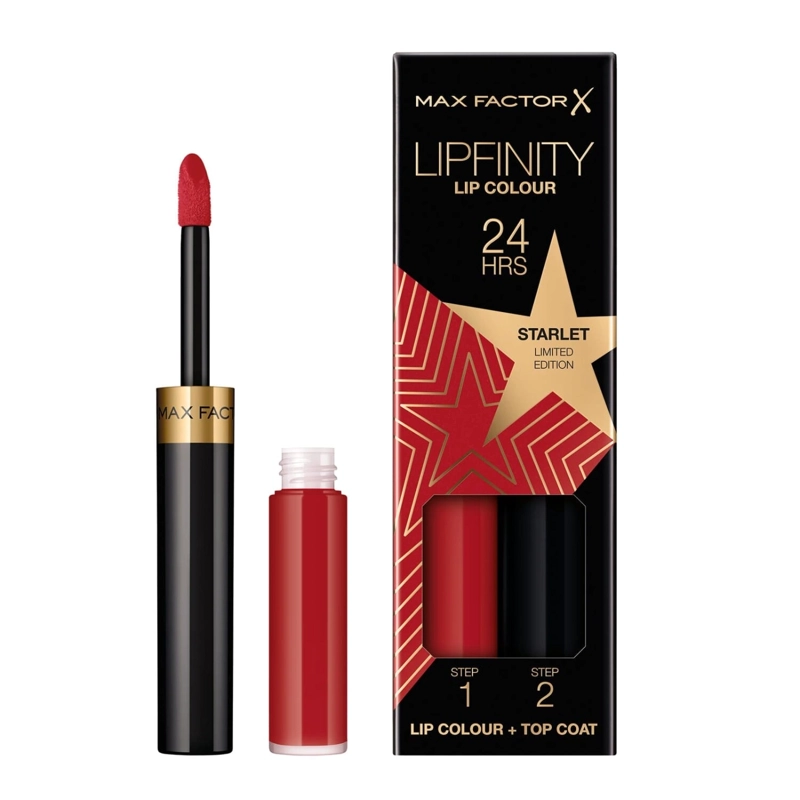 PACK MAX FACTOR LABIAL LIPFINITY STARDUST + STARLET + MINI NECESER - 5