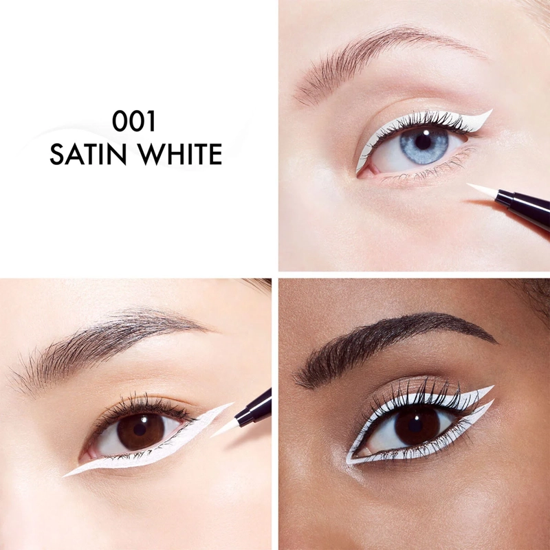 DIOR DELINEADOR DE OJOS DIORSHOW LIQUID LINE 001 SATIN WHITE - 3