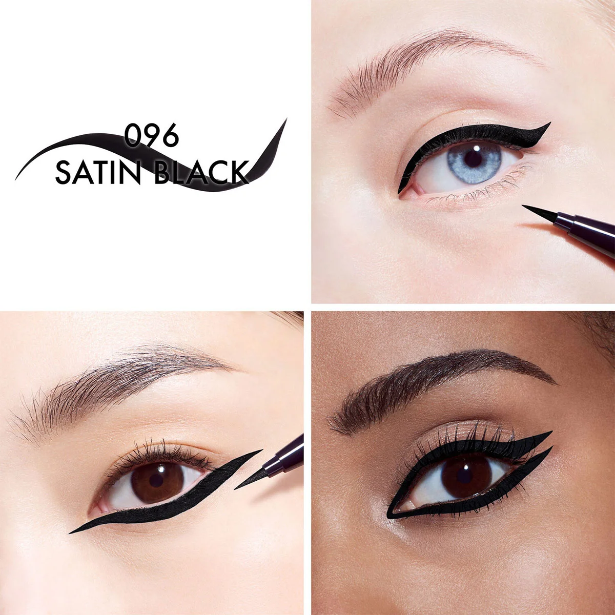 DIOR DELINEADOR DE OJOS DIORSHOW LIQUID LINE 096 SATIN BLACK - 3