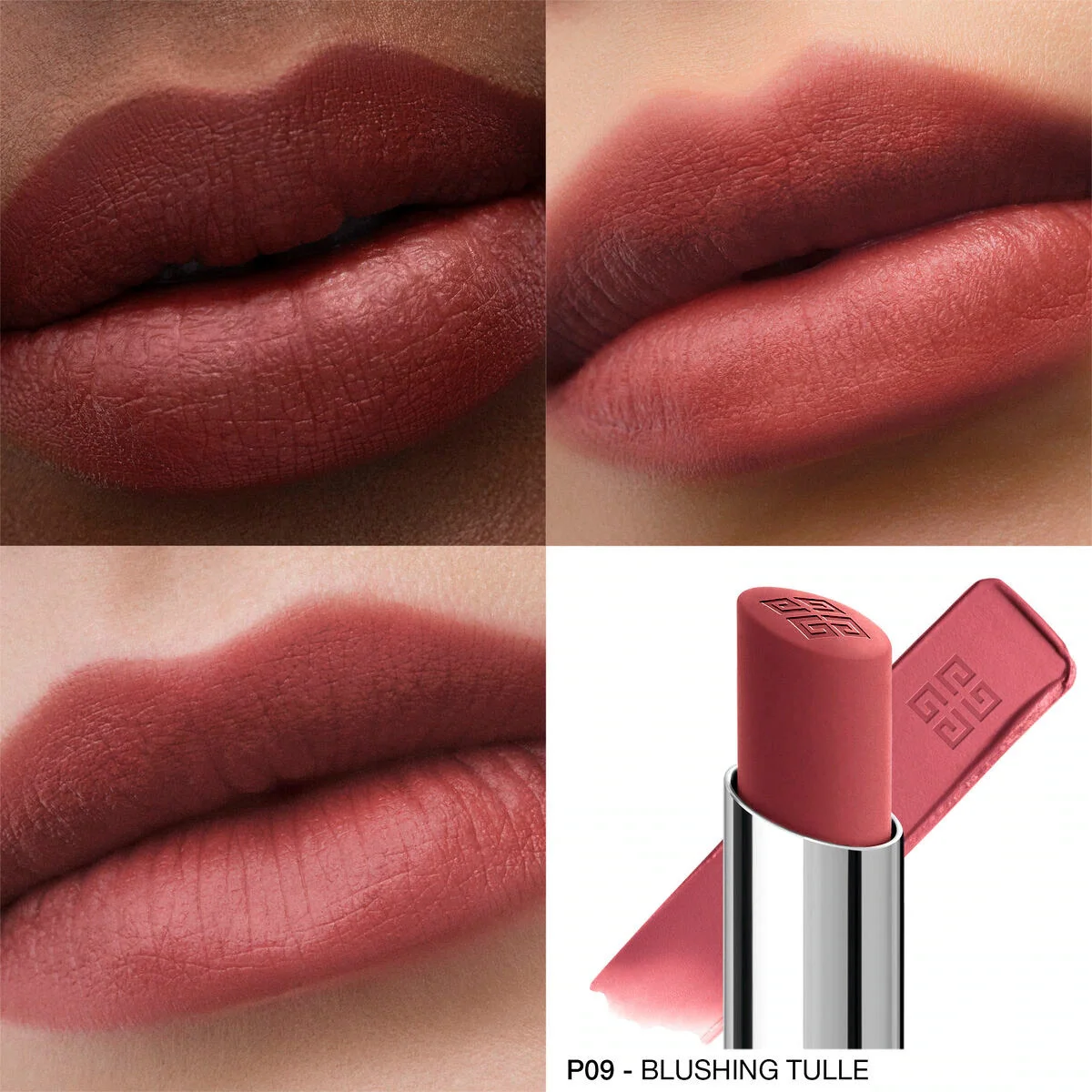 LABIAL GIVENCHY LE ROUGE VELVET MATTE P09 TUL DE COLORETE - 2