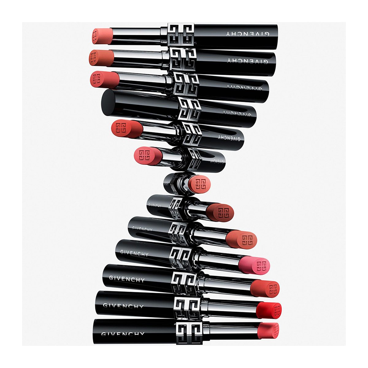 LABIAL GIVENCHY LE ROUGE VELVET MATTE 227  SILUETA ROSA - 6