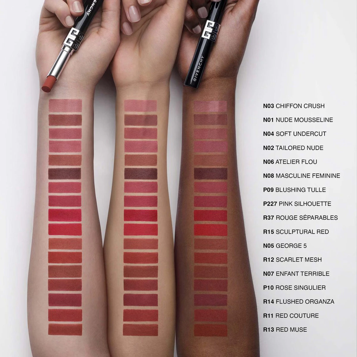 LABIAL GIVENCHY LE ROUGE VELVET MATTE 37 ROUGE SÉPARABLES - 8