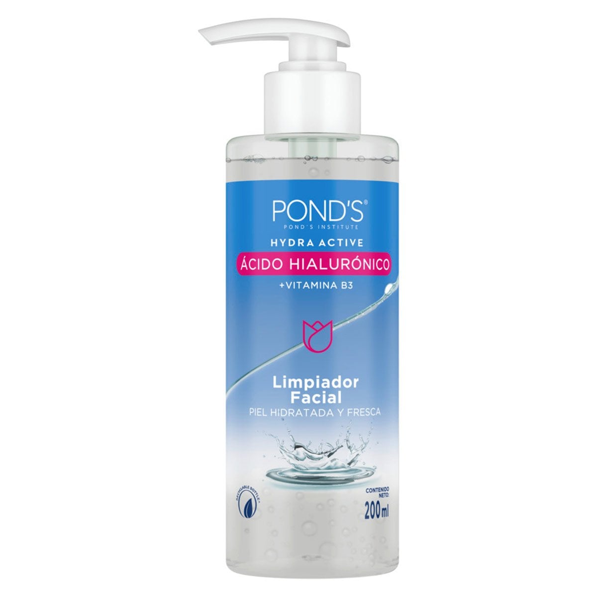 JABÓN LIMPIEZA FACIAL PONDS HYDRA ACTIVE 200 ML - 1