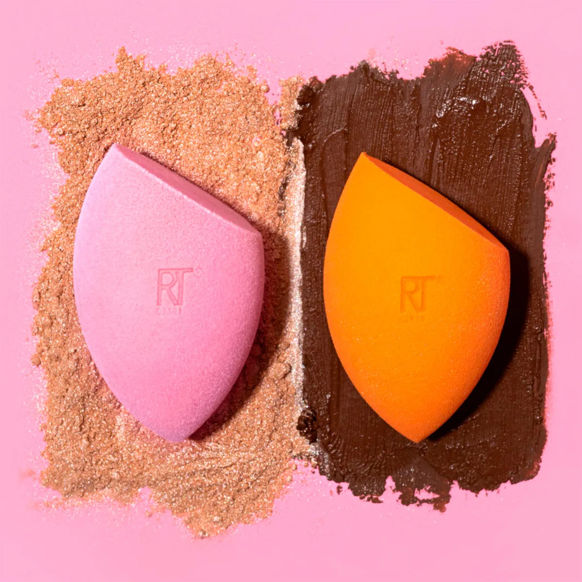 2 ESPONJAS REAL TECHNIQUES MIRACLE COMPLEXION & POWDER - 2
