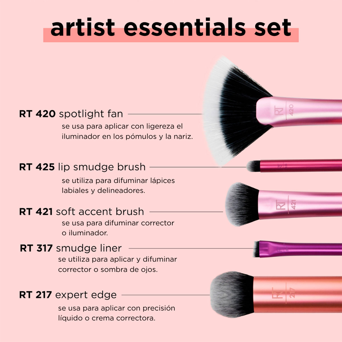 SET REAL TECHNIQUES ARTIST ESSENTIALS - 3