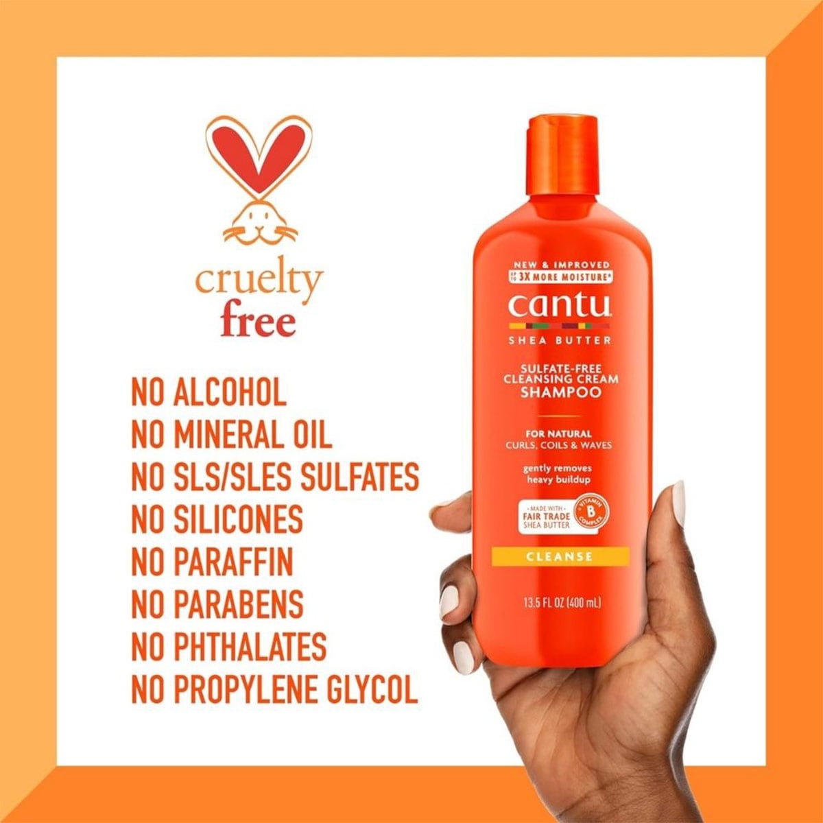 SHAMPOO CANTU CLEANSING CREAM - 3