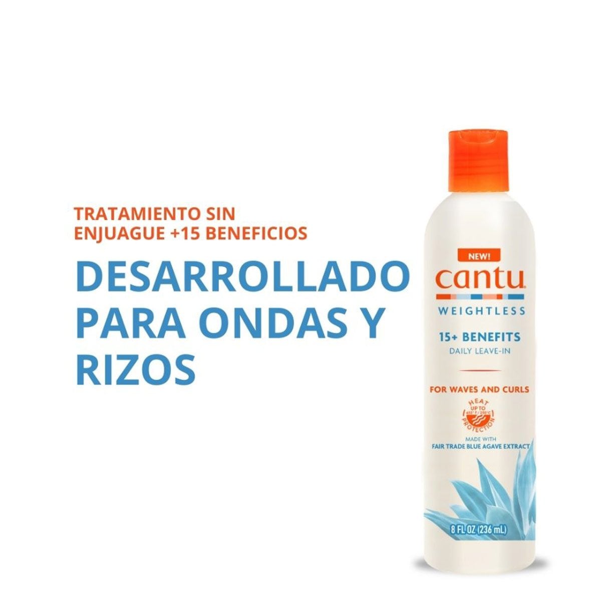 SPRAY ACONDICIONADOR CANTU WEIGHTLESS SMOOTHING LEAVE-IN - 2