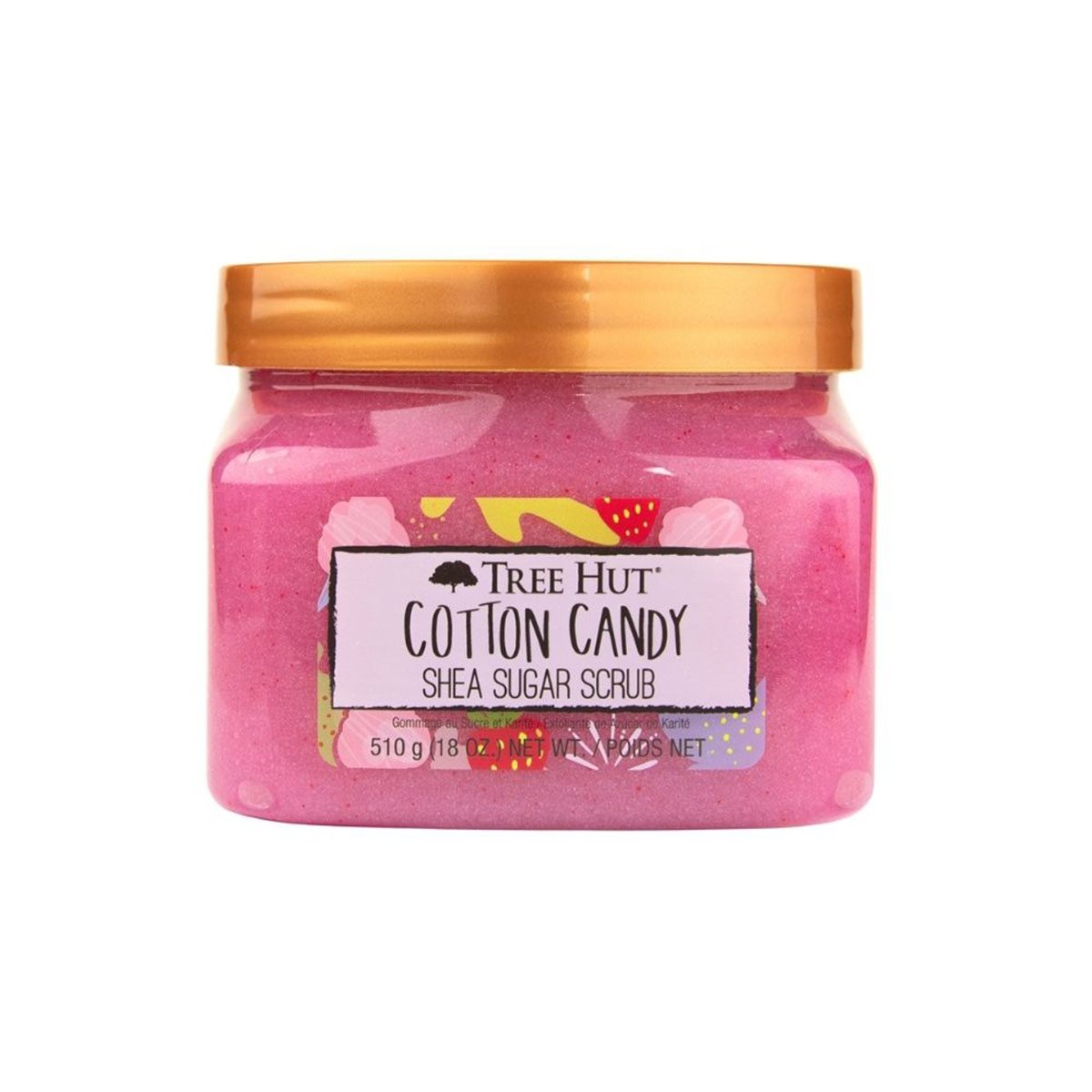 EXFOLIANTE CORPORAL TREE HUT SUGAR SCRUB COTTON CANDY - 1