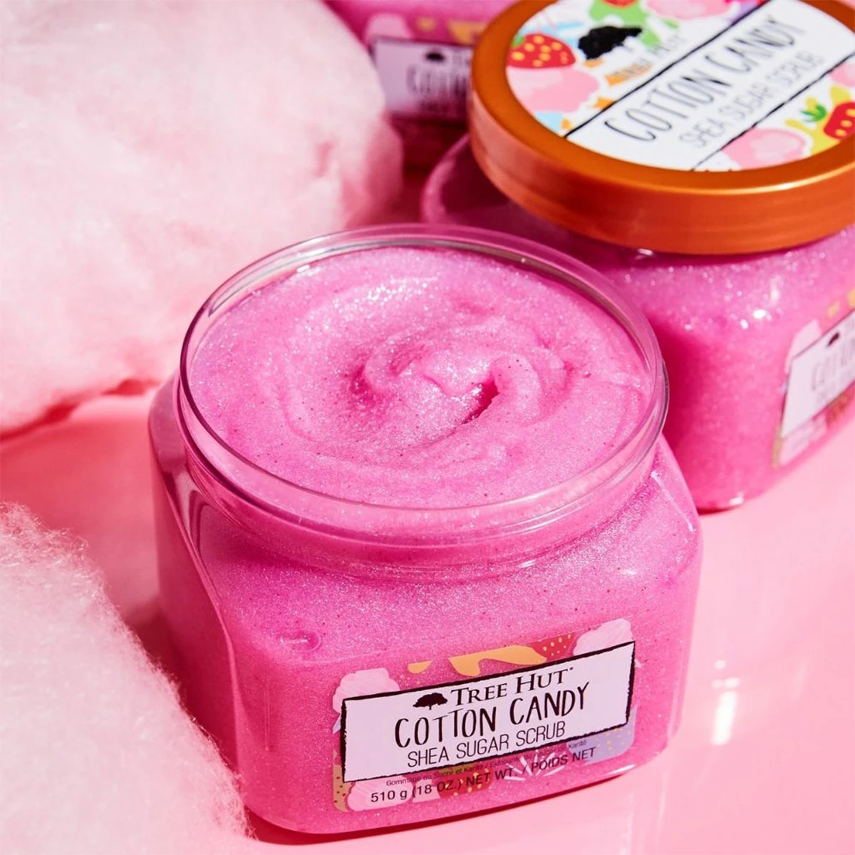 EXFOLIANTE CORPORAL TREE HUT SUGAR SCRUB COTTON CANDY - 3