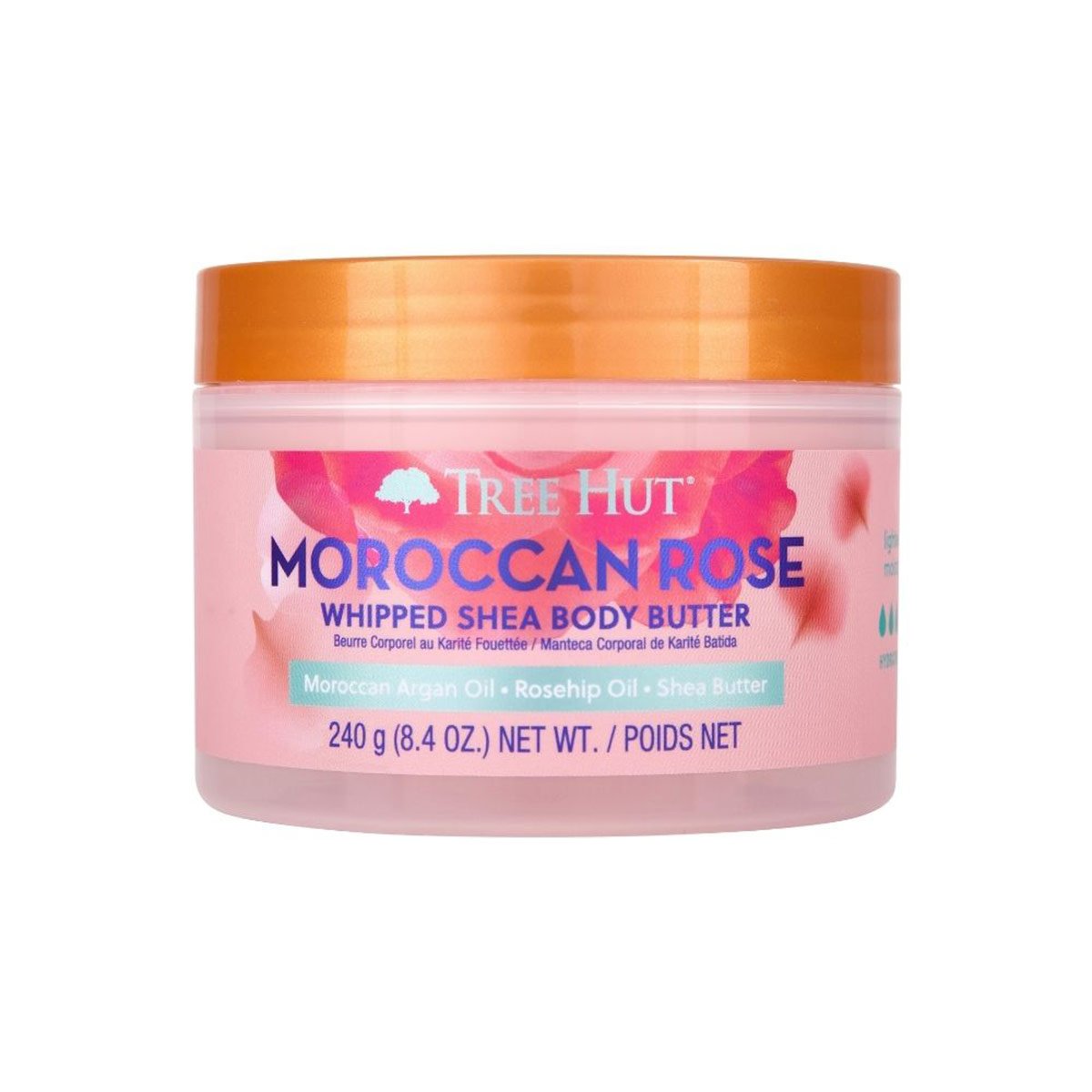 CREMA CORPORAL TREE HUT MOROCCAN ROSE WHIPPED BODY BUTTER - 1