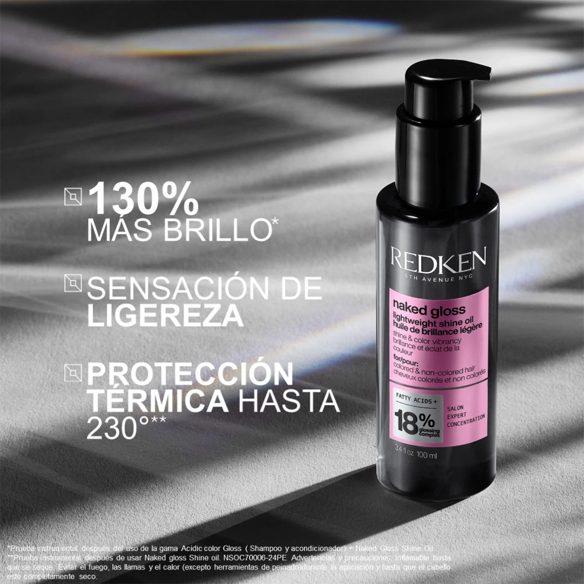 ACEITE CAPILAR REDKEN NAKED GLOSS 100 ML - 2