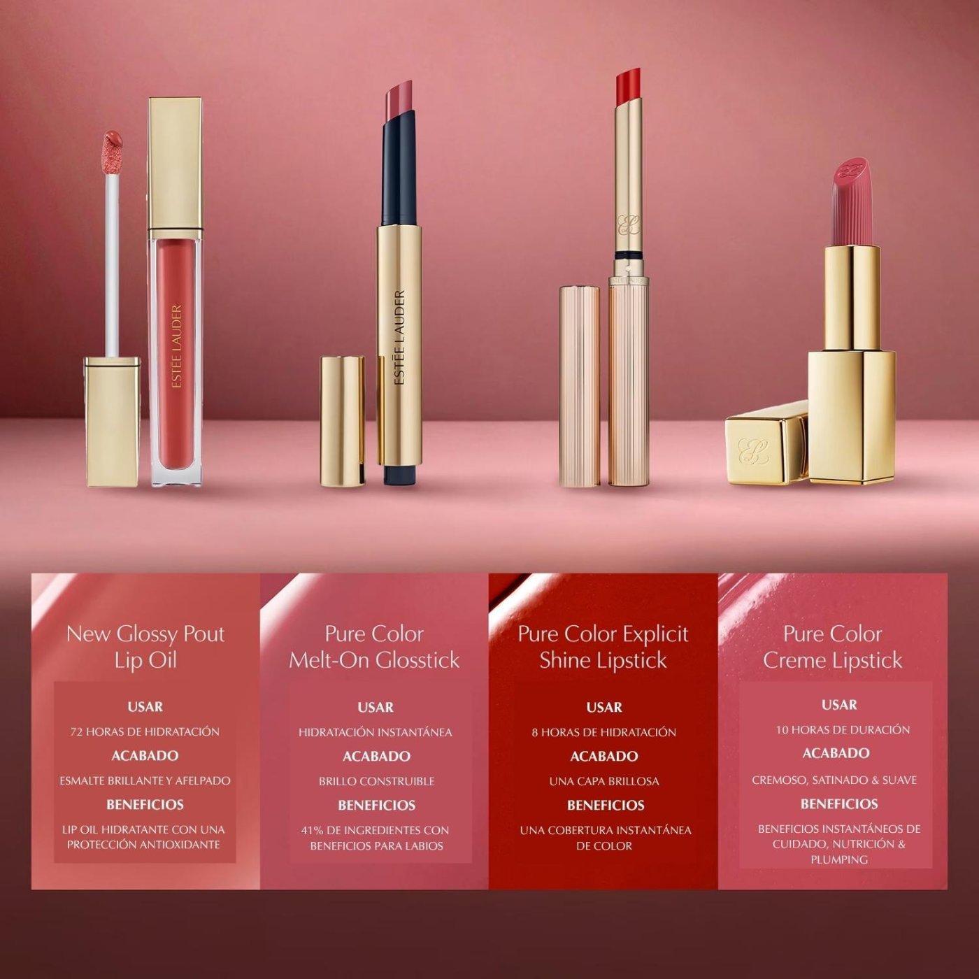 ESTEE LAUDER GLOSS GLOSSY POUT LIP OIL MAPLE SYRUP - 5