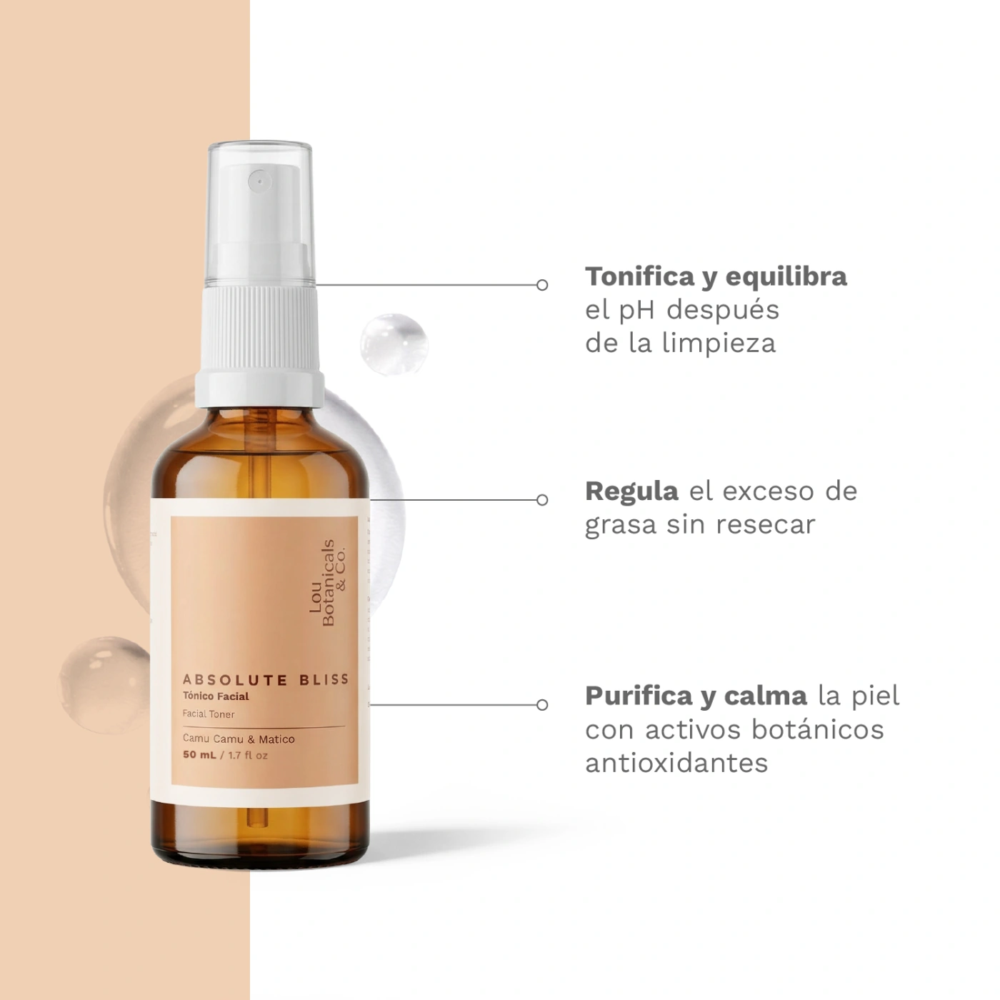 ABSOLUTE BLISS TÓNICO PARA PIEL MIXTA O GRASA 50ML - 2