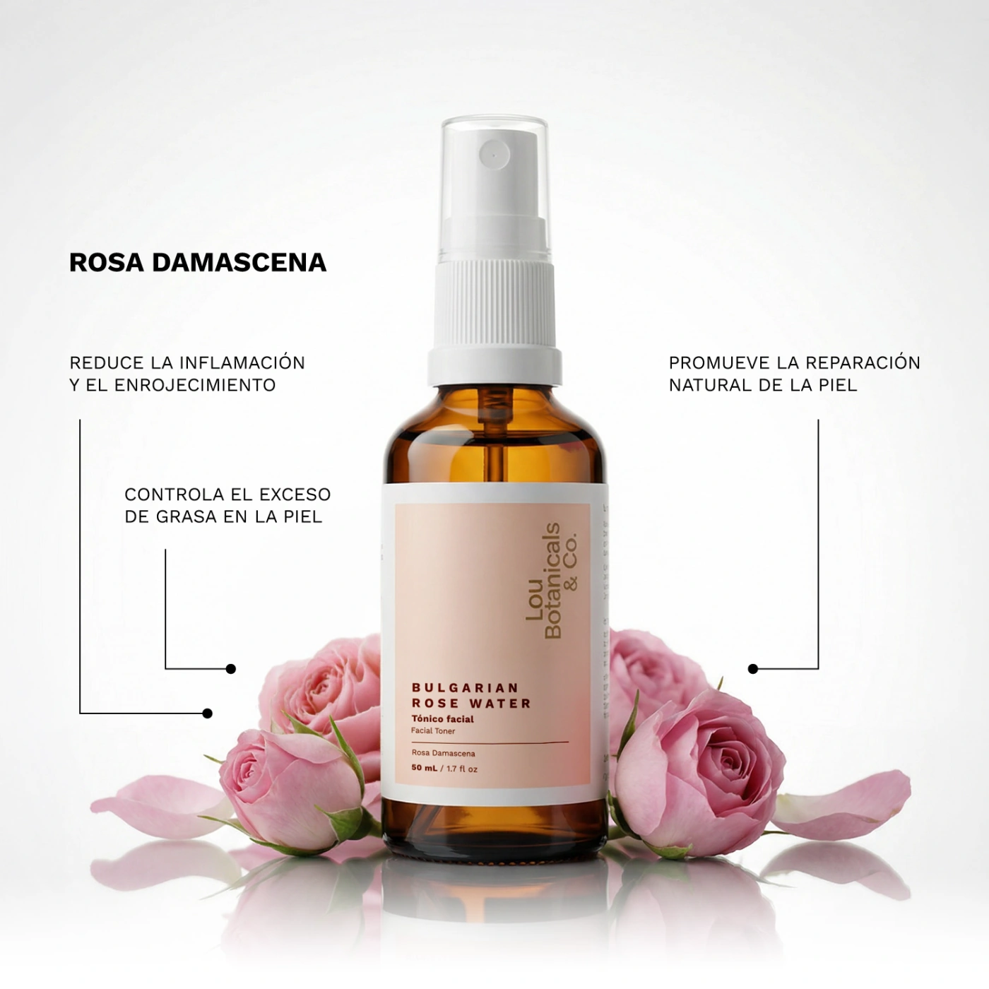 BULGARIAN ROSE WATER AGUA DE ROSAS DE BULGARIA 50ML - 4