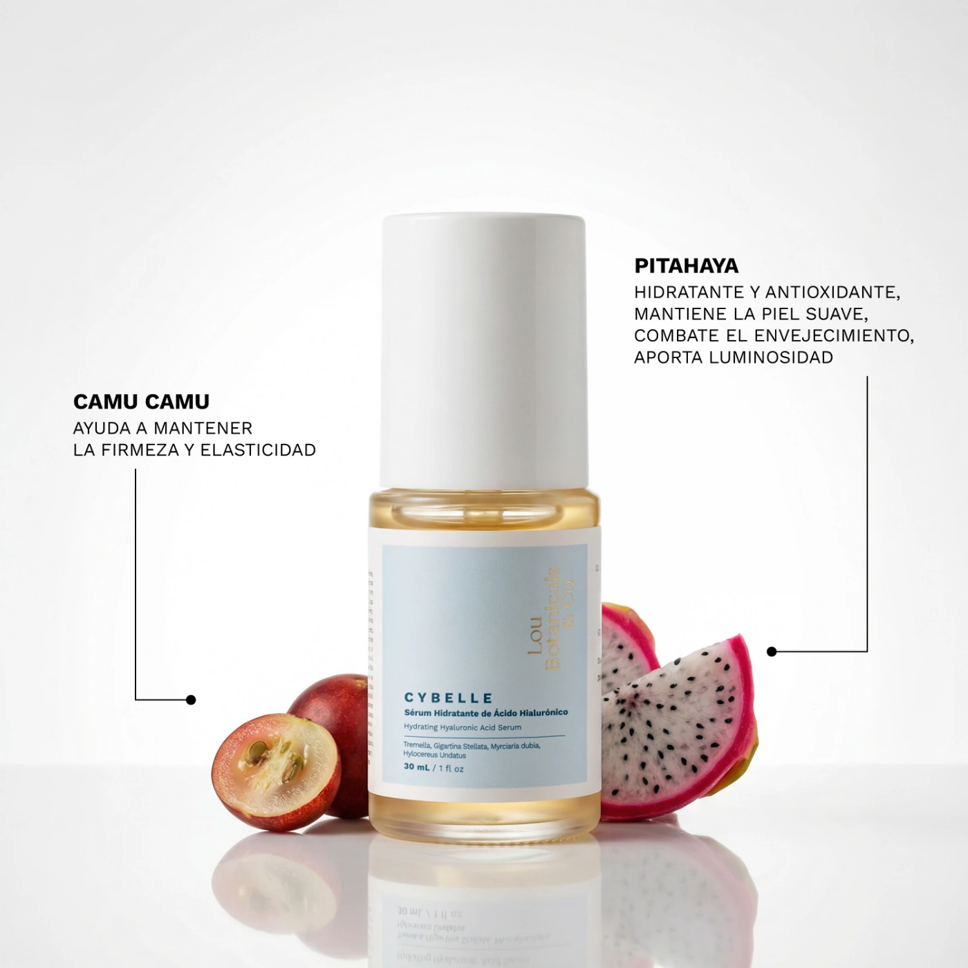 CYBELLE SÉRUM HIDRATANTE DE ÁCIDO HIALURÓNICO VEGETAL 30ML - 4