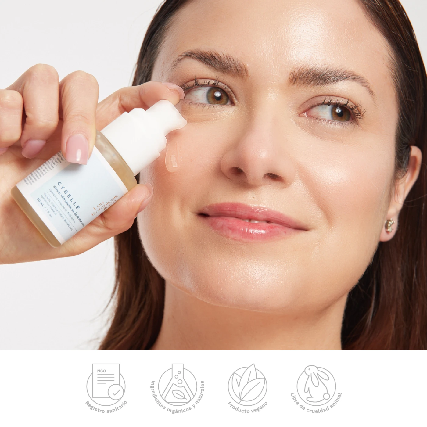 CYBELLE SÉRUM HIDRATANTE DE ÁCIDO HIALURÓNICO VEGETAL 30ML - 5