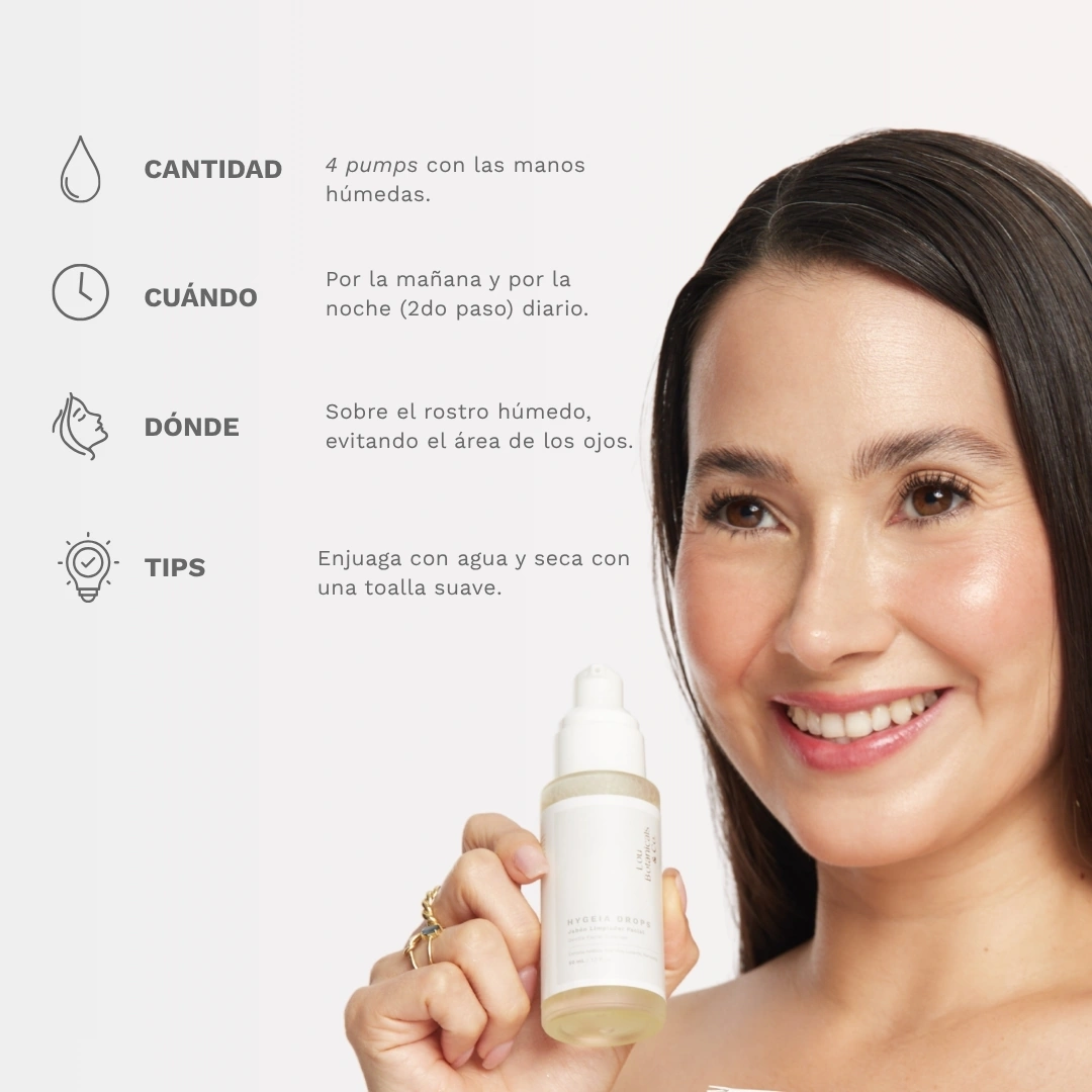 HYGEIA DROPS: JABÓN LIMPIADOR FACIAL 50 ML - 5