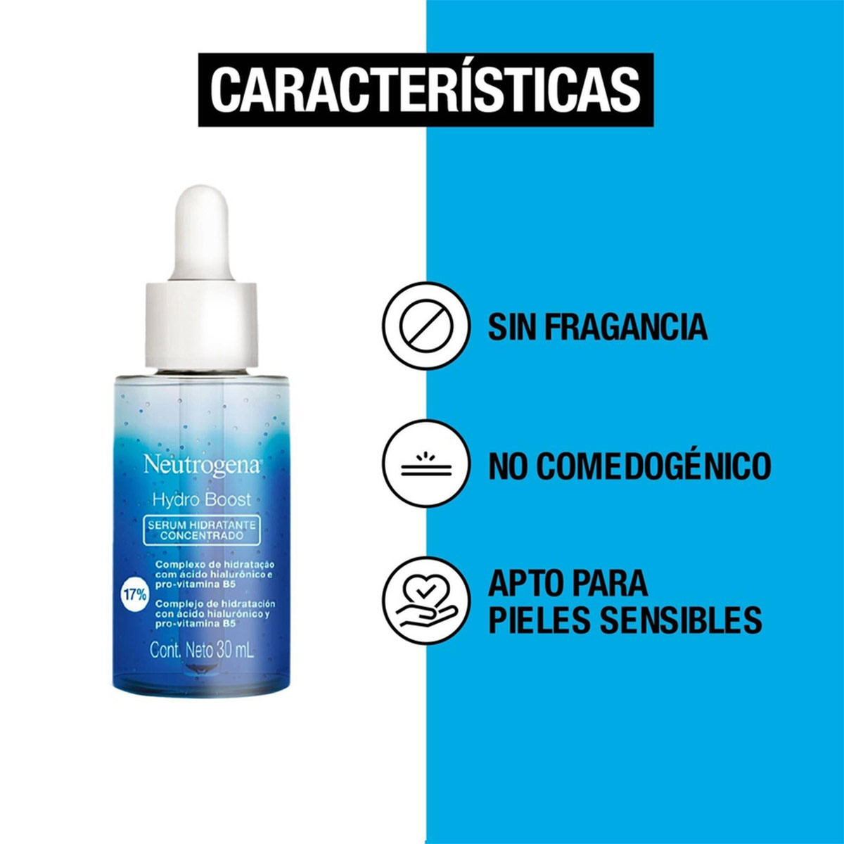 SÉRUM CONCENTRADO NEUTROGENA HYDROBOOST 30 ML - 2