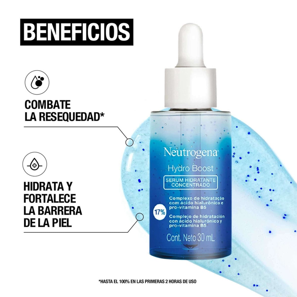 SÉRUM CONCENTRADO NEUTROGENA HYDROBOOST 30 ML - 3