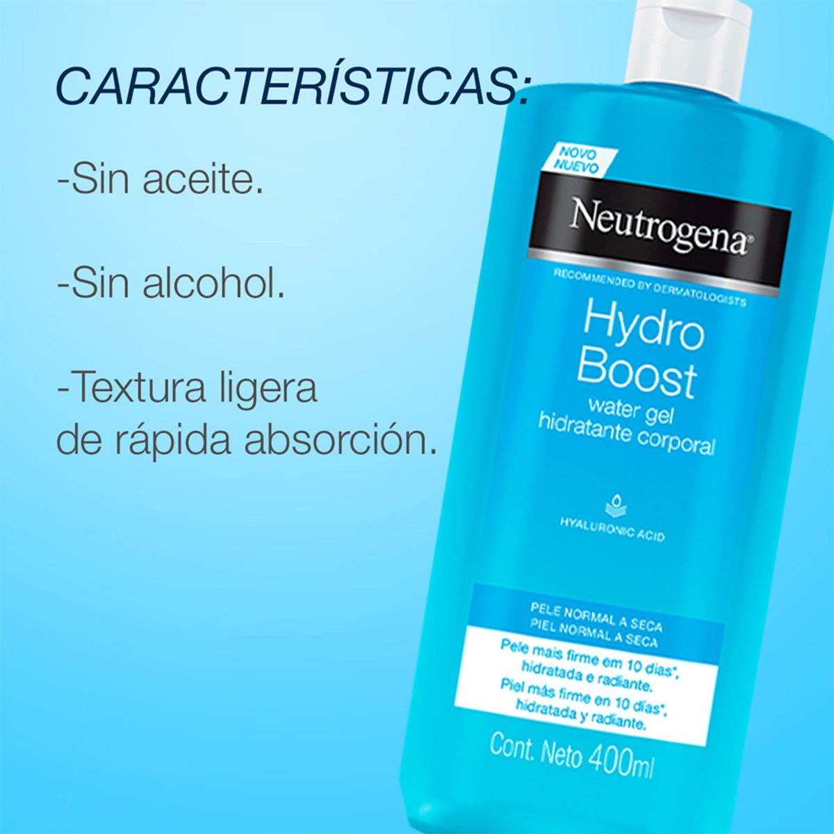 GEL CREAMA NEUTROGENA HYDRO BOOST 400 ML - 2