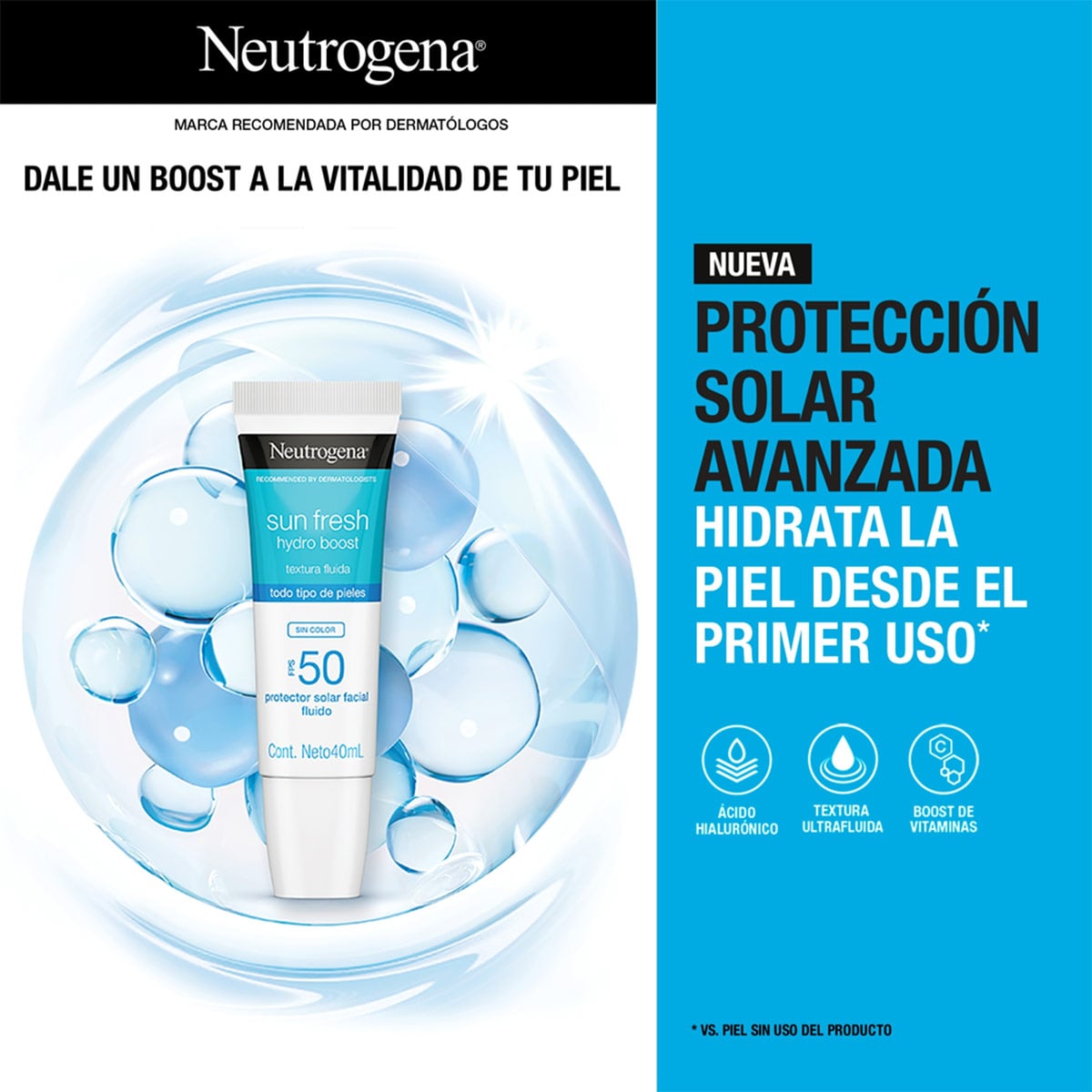 PROTECTOR SOLAR NEUTROGENA HB 50 ML - 2