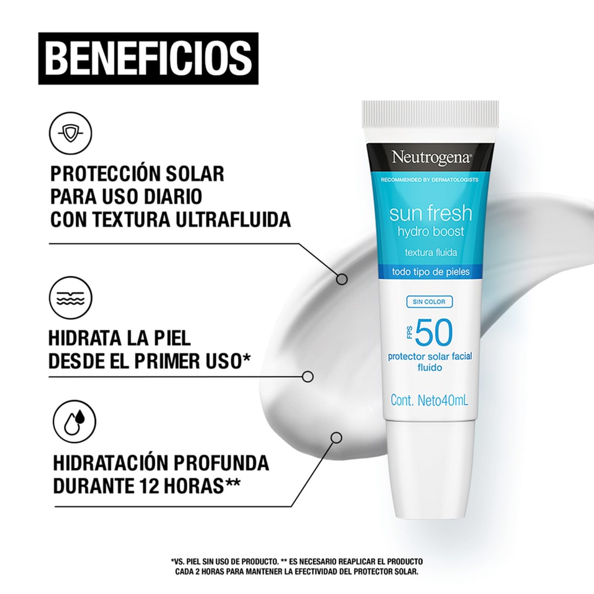 PROTECTOR SOLAR NEUTROGENA HB 50 ML - 3
