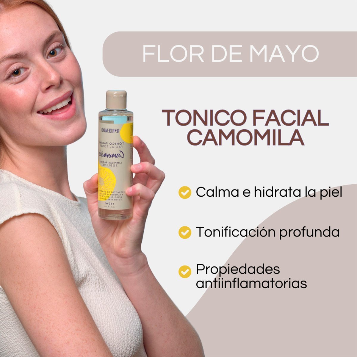 TÓNICO FLOR DE MAYO TÓNICO FACIAL CAMOMILA 190 ML - 2