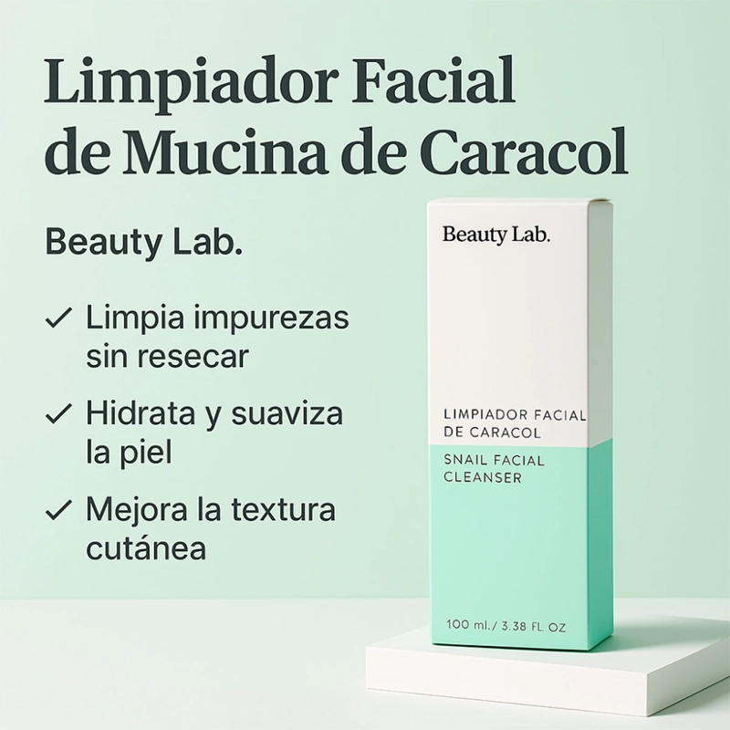LIMPIADOR FACIAL BEAUTY LAB SNAIL CLEANSER - 2