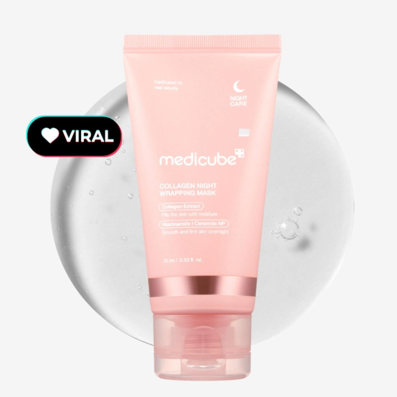 MASCARILLA MEDICUBE COLLAGEN NIGHT WRAPPING MASK 75 ML - 2