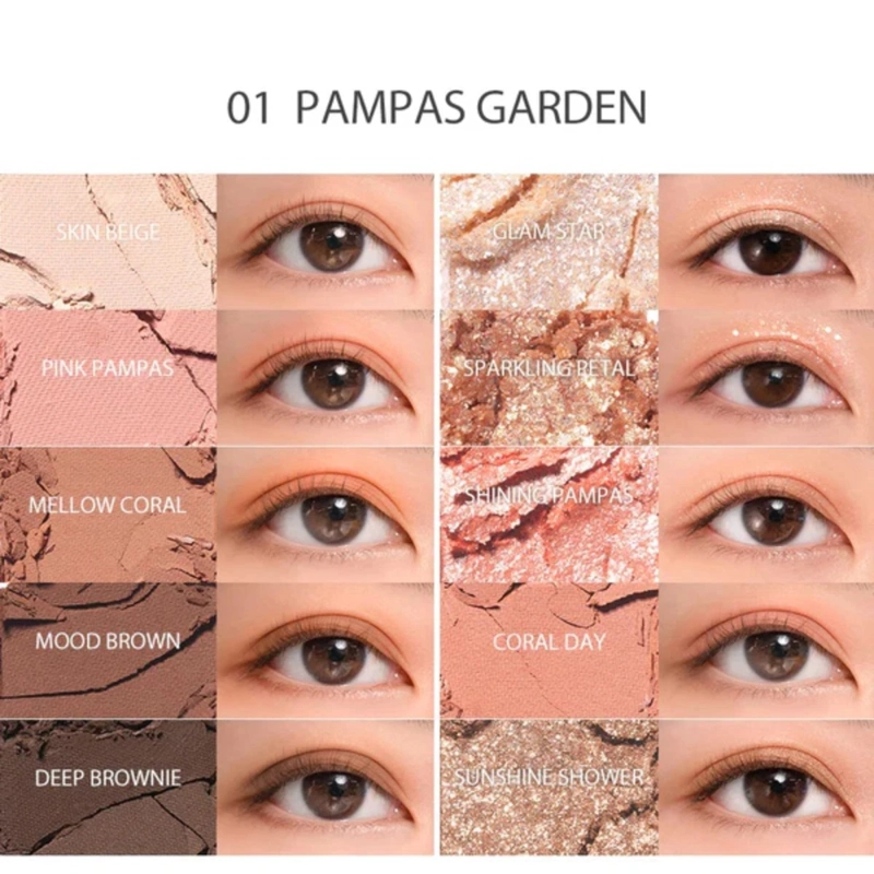 PALETA DE SOMBRAS ROM&ND BETTER THAN PALETTE 01 PAMPAS GARDEN - 2