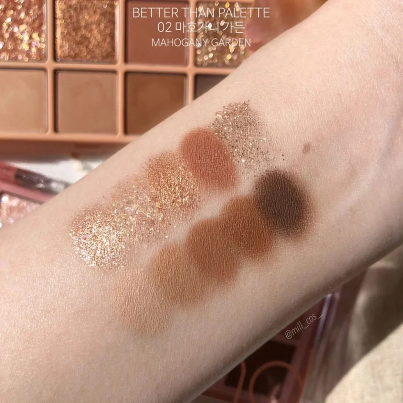 PALETA DE SOMBRAS ROM&ND BETTER THAN PALETTE 02 MAHOGANY GARDEN - 3