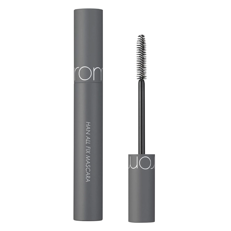 MÁSCARA DE PESTAÑAS ROM&ND HAN ALL FIX MASCARA V01 VOLUME BLACK - 1