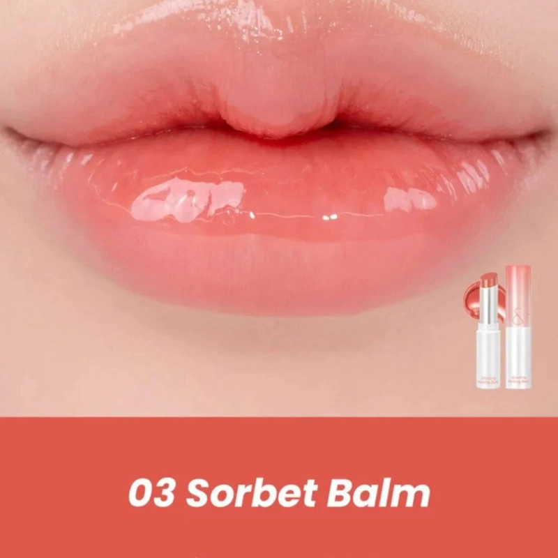BÁLSAMO LABIAL ROM&ND GLASTING MELTING BALM 03 SORBET BALM - 2