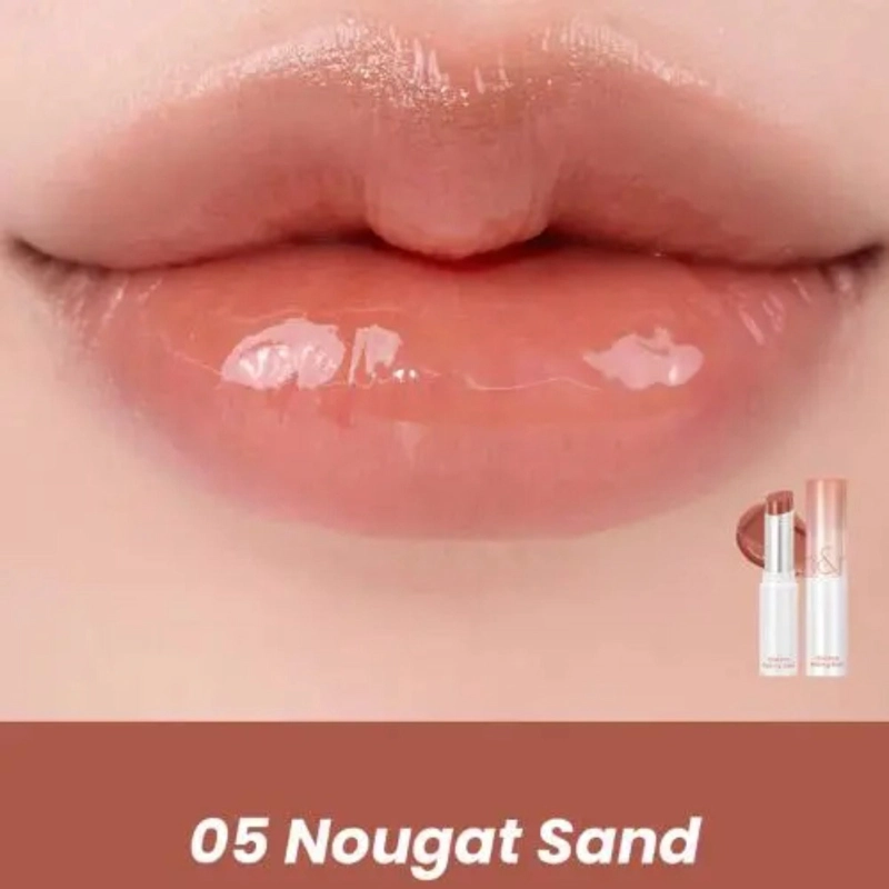 BÁLSAMO LABIAL ROM&ND GLASTING MELTING BALM 05 NOUGAT SAND - 2
