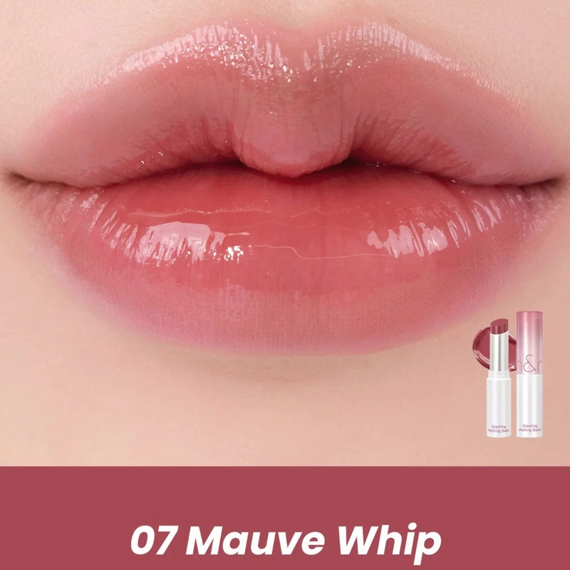 BÁLSAMO LABIAL ROM&ND GLASTING MELTING BALM 07 MAUVE WHIP - 2