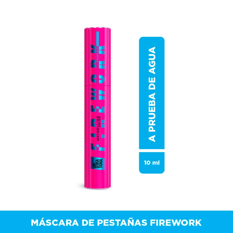 PACK MAYBELLINE 2 MÁSCARAS DE PESTAÑAS FIREWORK WATERPROOF - 2